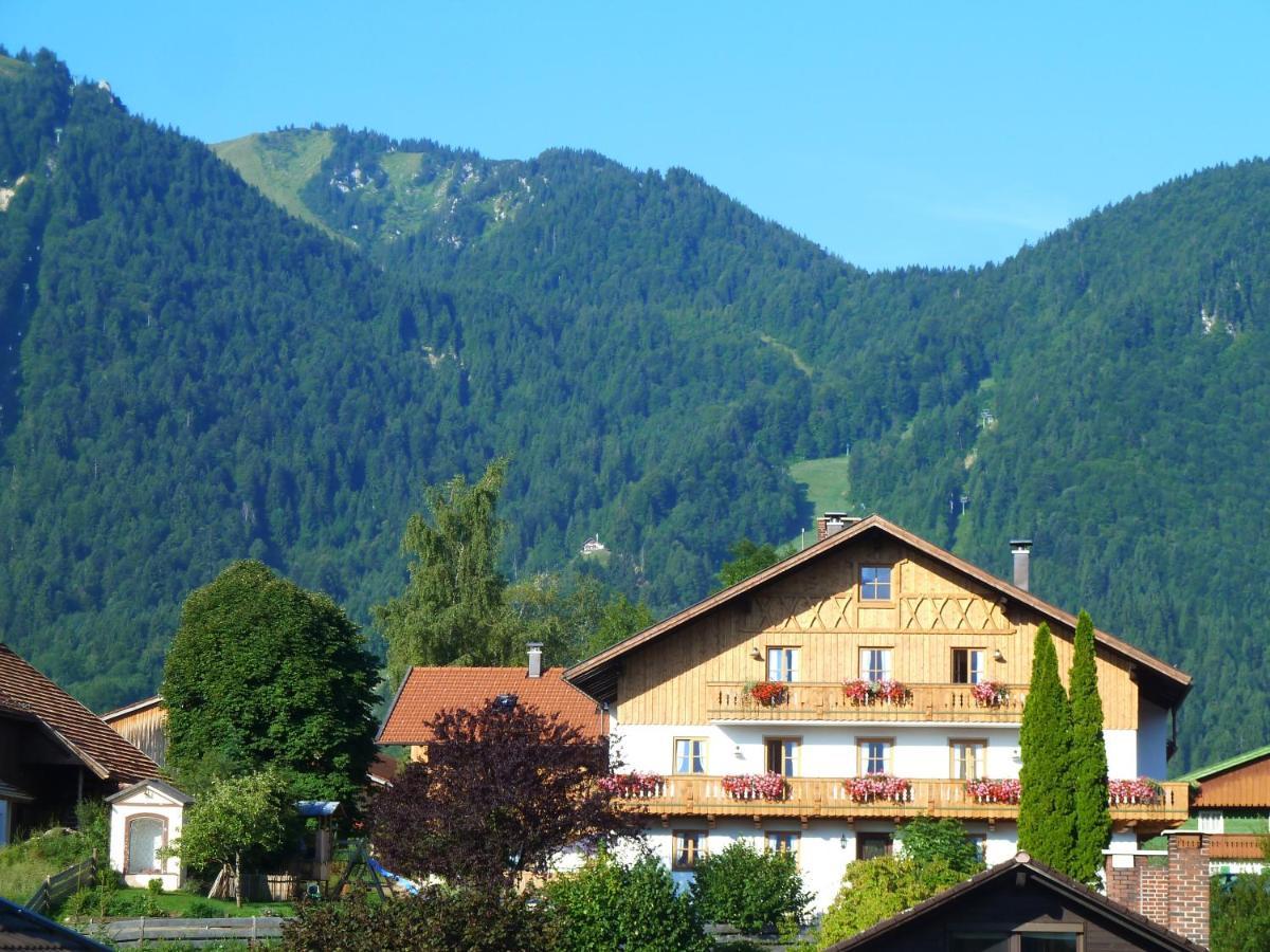 Appartamento Zum Heisn Lenggries Esterno foto